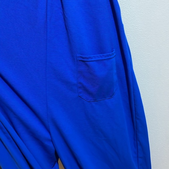 828. HALARA Comfy $ Casual Blue Jumpsuit Overalls - Picture 10 of 11